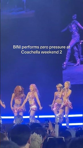 BINI Just Proved They Belong at Coachella #Concert #Ppop #LivePerformance