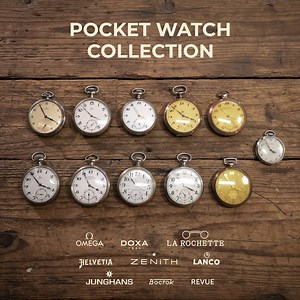 Antique Pocket Watch Collection, Fully Functional, Daily Carry or Great Gift, Timeless Heritage - Etsy