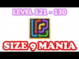 Line Puzzle: Pipe Art - Size 9 Mania Pack Level 121 - 130 - Walkthrough
