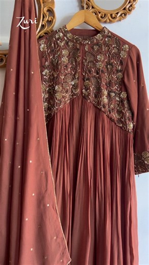 Zuriwomen on Instagram: "Crafted Uniquely for You! ✨ We crafted this custom outfit in the exact shade requested, with matching handwork detailing and intricate sleeve finishes. Every detail reflects our commitment to making our customers happy! 🌸 ✨ Fully customisable options available ✨ Dispatches in 10–15 business days Message us on WhatsApp: +91 88916 43808 [Customisation, handwork detailing, Zuri Women, unique design, outfit ideas, fashion, happy customer]"
