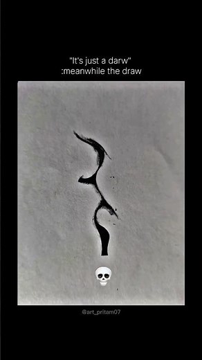 it's just a normal drawing 💀 #sketch #edit