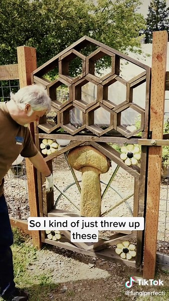 Fungi Perfecti Farm Gate: A Hippie-Inspired Design