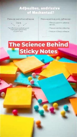 18-How Sticky Notes Actually Stick (It's Genius) #EducationShorts #Learning