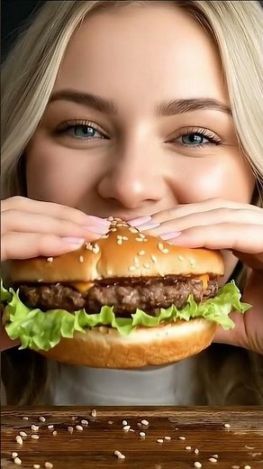 Eating Hamburger ASMR #asmr #satisfyingvideo #satisyingasmr #asmrcommunity #asmrsounds #shortsvideo