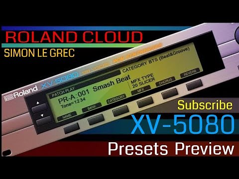 Roland Cloud | XV-5080 | Full Presets Preview