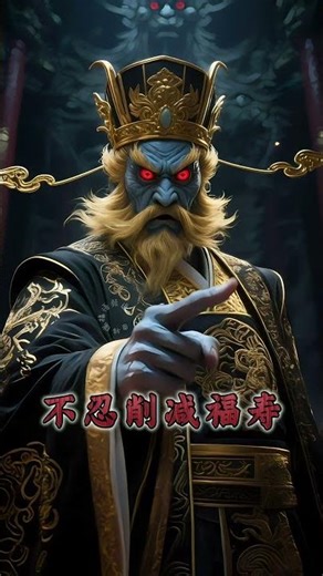 阎君·瑞气祥言 | 百病不侵，岁岁安康 #祝福 #阎王 #阎王爷 #阎罗王 #神话 #民间传说