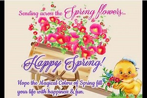 Sending Across Spring Flowers.