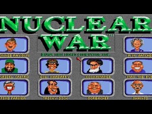Nuclear War gameplay (PC Game, 1989)