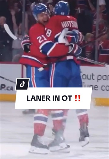 Lane Hutson scores OT winner in Game 3 🔥 #NHL