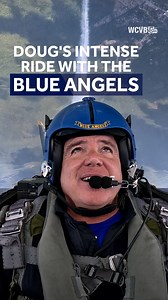 216K views · 4.7K reactions | This flight was INTENSE in the best way! Doug Meehan WCVB TV 5 said his flight with the U.S. Navy Blue Angels shows that "dreams do come true." The U.S. Navy Flight Demonstration Squadron is in New Hampshire for the Thunder Over New Hampshire Air Show. | WCVB Channel 5 Boston | Facebook
