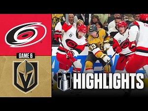 Hurricanes vs. Golden Knights | NHL Playoff Highlights | Game 6 | June 14, 2026