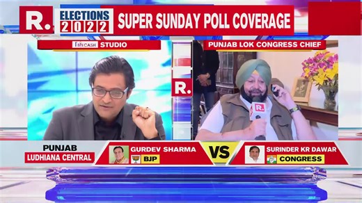#March10WithArnab | There are 5 parties in the fray, but indications are that our alliance is doing well: Captain Amarinder Singh to Arnab Goswami after casting his vote in Punjab's Patiala https://youtube.com/watch?v=2BP6mKGLp-g | Republic