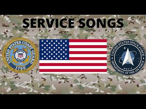 COAST GUARD AND SPACE FORCE SERVICE SONGS W/ LYRICS!