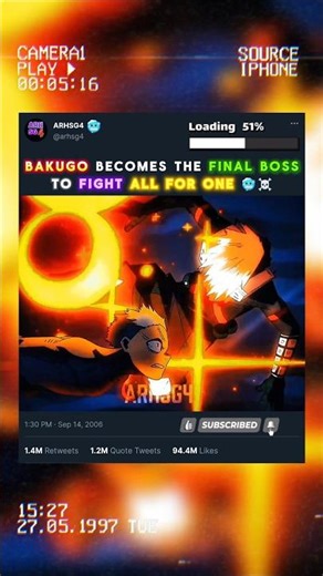 Bakugo Becomes The *FINAL BOSS* ☠️💥 | #anime #mhacommunity #mha #myheroacademia #bakugo #allforone