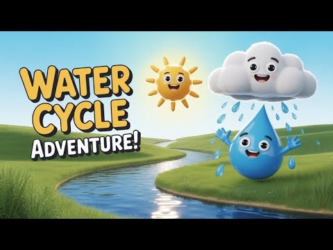 Clouds, Rain, Rivers! 💧 The Magic Water Cycle Explained for Kids