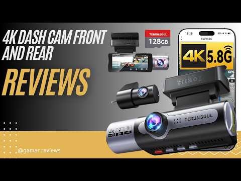 4K Dash Cam Front and Rear Review | 3 Channel Dashcam Full review