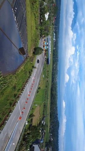 perhaps one of the most beautiful toll exits in Central Java #drone #travel #nature
