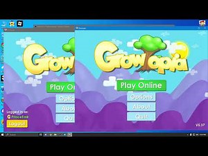 Growtopia Explained!~Playing With My Both Cuties~With Microsoft Process Explorer!(Minimalist GT)