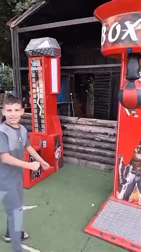 Danil on Instagram: "A kid and a boxing machine #reels #explore #explorepage #kid #kids child children boxing boxer punch game games gaming machine park play playing luziwei relatable"