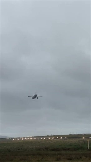 Under the landing path at RAF Valley