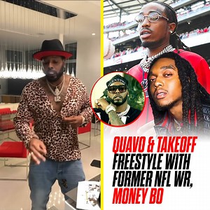 Quavo & TakeOff freestyle with former NFL WR, Money Bo. How'd they do? | Angela Yee