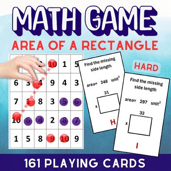 Area of a Rectangle Game | Find the Missing Side Length | 4th–5th Grade Geometry