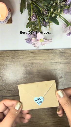 Easy DIY Envelope ✂️✨️ASMR✨️ #giftideas #giftcraft #asmr