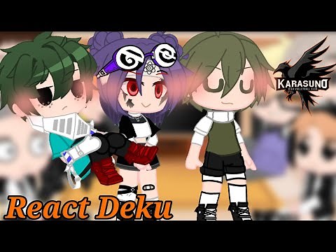 //Karasuno react to Yamaguchi's twin brother as Deku//react video//haikyuu