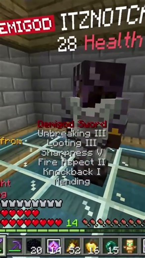 Raiding a base in mineville lifesteal smp #minecraftpvp