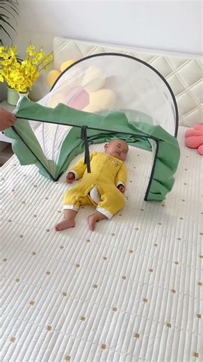 Baby Mosquito Net for Safe and Comfortable Baby Sleep #babygear #babycare #shortsviral