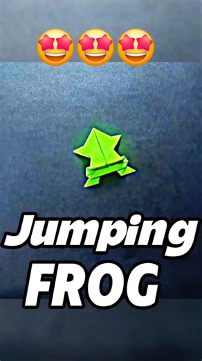 This Paper Frog Jumps CRAZY High! 🐸🚀 #shorts