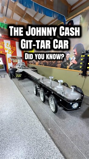Did you know these fun facts about the Johnny Cash Git-Tar Car? 🎸🚗👀