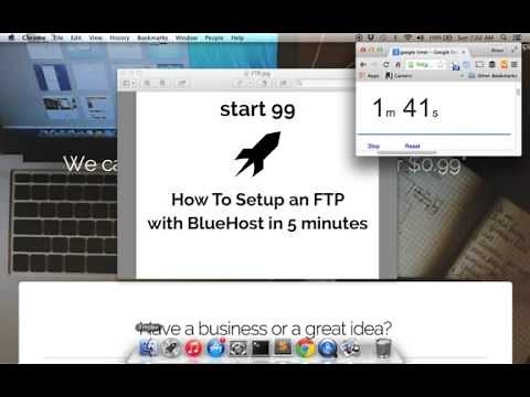 How To Setup an FTP with BlueHost in 5 minutes