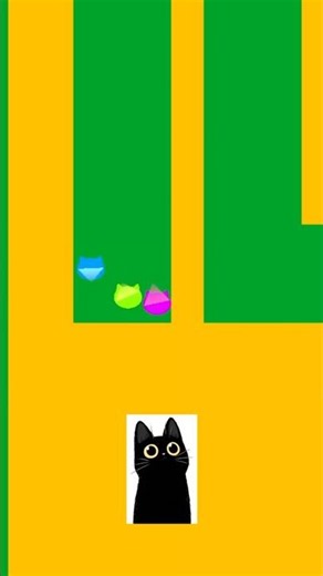 I love the cat racing game!! #squarerace #foryou #arcade #cutecat
