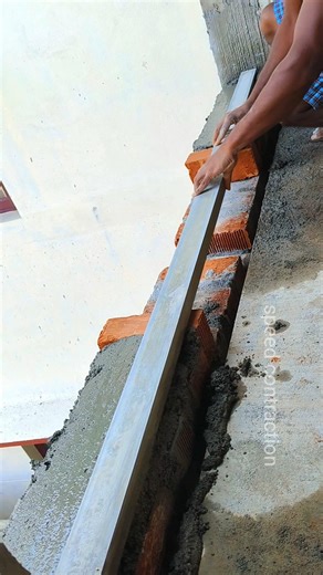 New method of leveling masonry #home #construction #shorts #work