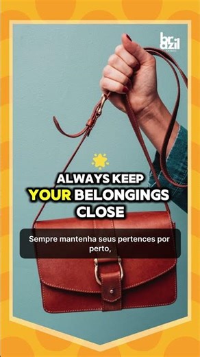 How to Stay Safe in Brazil 🇧🇷 #TravelTips