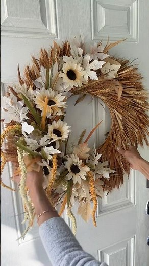 DIY Boho Fall Wreath 🍂 | Easy Dollar Store Flowers