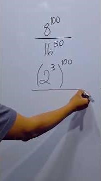 This is how you simplify a power! Easy, in a simple way 🧠❤️❗