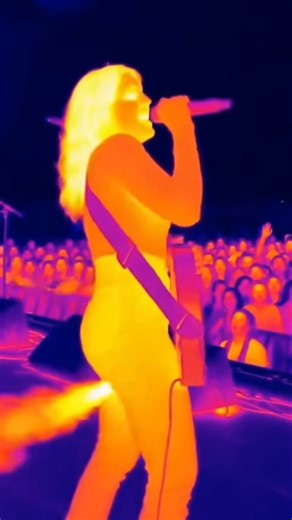 Thermal Camera Live Fart in Concert 🤣 #tiktokviral #funny #concert