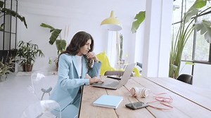 Woman Finishes Job 4k Video Business Stock Footage Video (100% Royalty-free) 1109317575 | Shutterstock