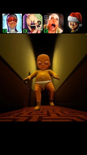 The Baby in Yellow x Mr Meat x Ice Scream x Evil Nun Game Comparison #horrorgame #shorts