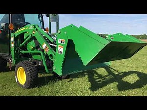 2025R Loader Mauser Cab Grapple Bucket Turf Tires