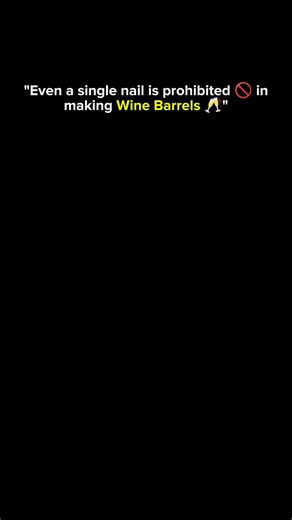 Education | Science | Facts on Instagram: "Not a single nail… and yet it holds wine for decades 😮 Wine barrels aren’t built with screws, glue, or metal fasteners. Every wooden stave is carved so precisely that they lock together using only pressure, shape, and friction. When the barrel gets wet, the wood swells and seals itself tighter — no leaks, no gaps. What looks like old tradition is actually smart engineering passed down for centuries. The barrel doesn’t fight the wine… it adapts to it 🧠
