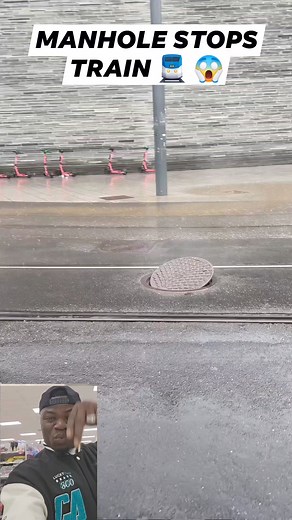 292K views · 771 reactions | Manhole stops train  #fails #failscompilation #failsvideo #foryouシ #construction | World News | Facebook
