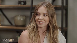 Sydney Sweeney discusses how landing the role of Eden Spencer in Hulu’s The Handmaid's Tale was an "intimidating" experience: "I felt like I had a lot I needed to live up to be able to carry Eden and meet those incredible actors." | In Studio | The Hollywood Reporter