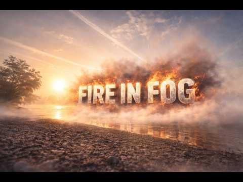 Fire in the Morning Mist | Schnelldorf, Bavaria | GoPro 12 Black