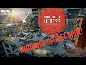 Highrise secret spot! | How to get on top of building in highrise | Call of Duty: Mobile