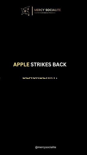Apple vs. BlackBerry: The Savage 2009 Ad War That Changed Everything!