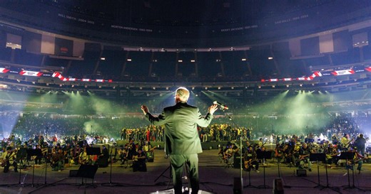 Rockin'1000 rocked New Orleans' Superdome with a thousand musicians and Harry Connick Jr.