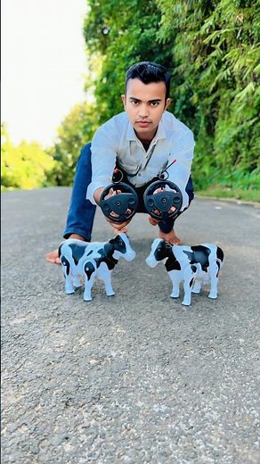 Remote Control Cow 🐄 Toy Unboxing & Road Test | Ahmed Toys Latest Fun Review